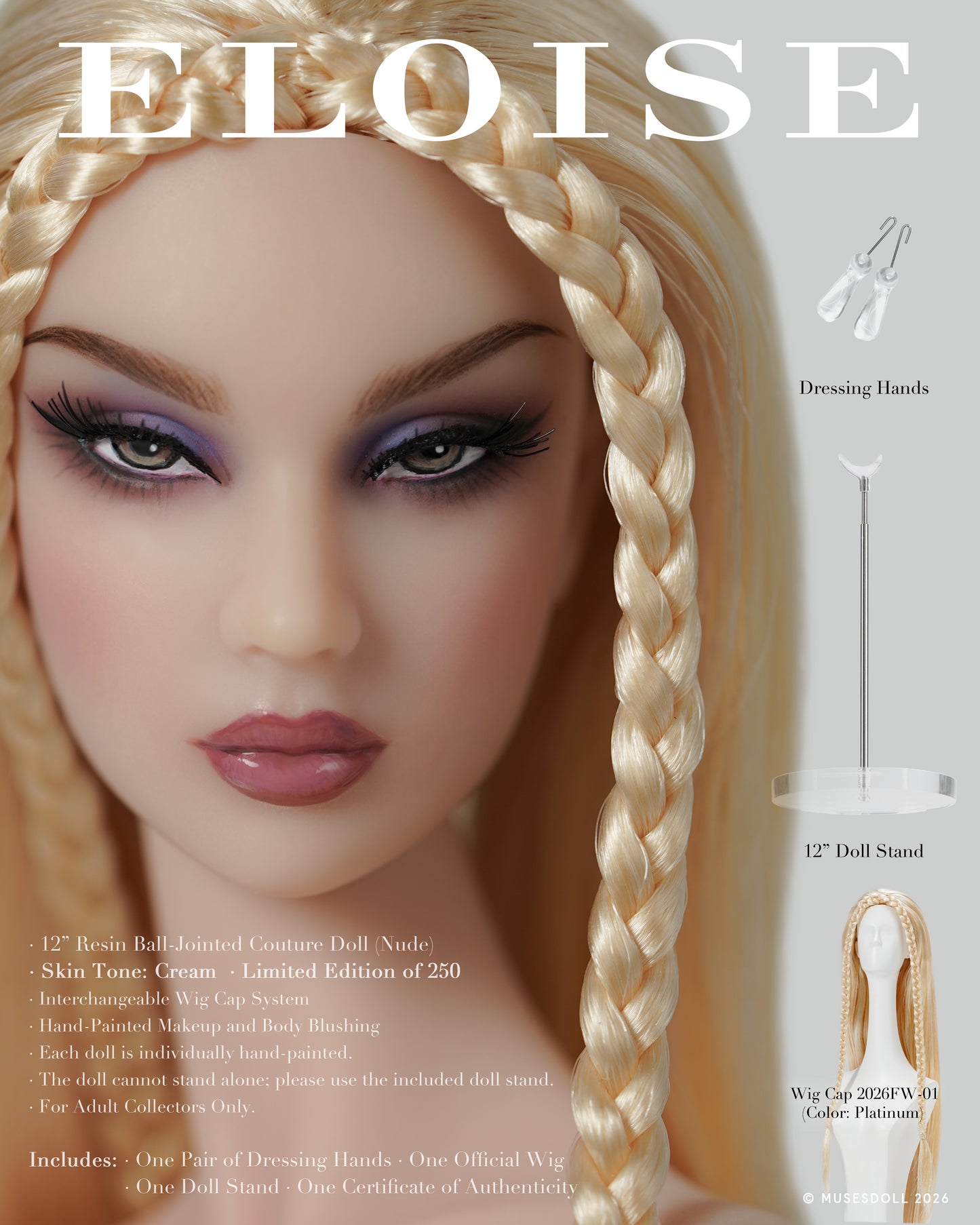 The London Season — Eloise Nude Doll — 30% Preorder Deposit