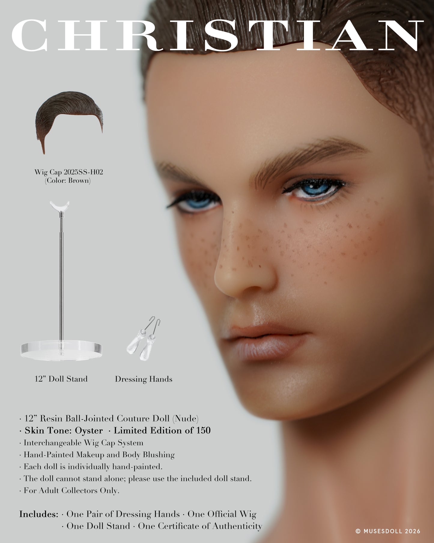 The London Season — Christian Nude Doll — 30% Preorder Deposit