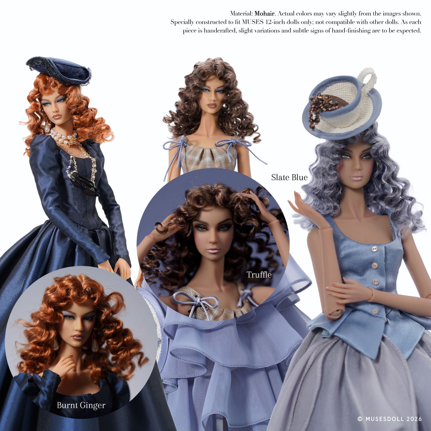The London Season — Couture Wig Style 01 — 30% Preorder Deposit