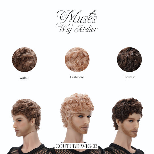 The London Season — Couture Wig Style 03 (Homme) — 30% Preorder Deposit
