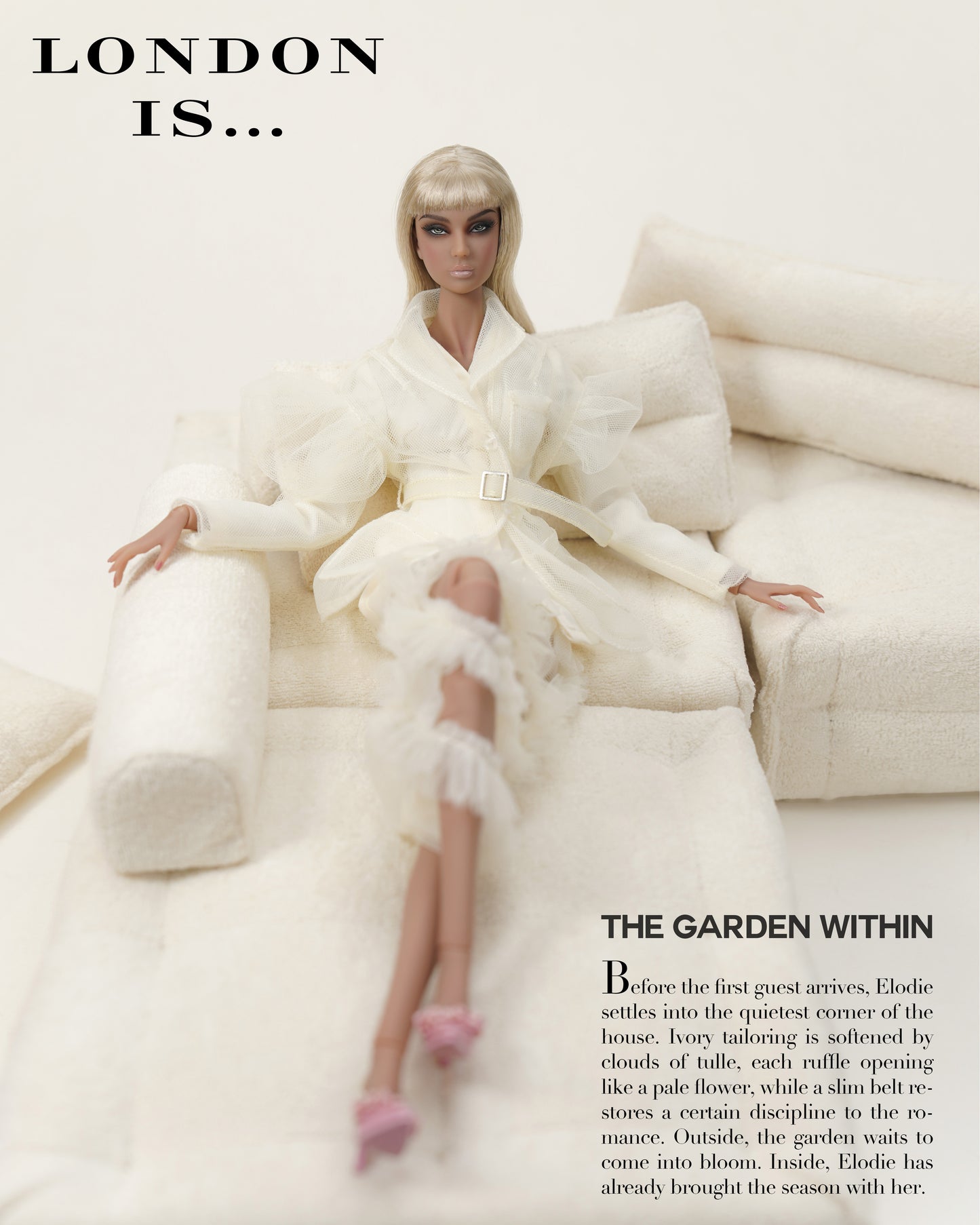 The London Season — Elodie Nude Doll — 30% Preorder Deposit