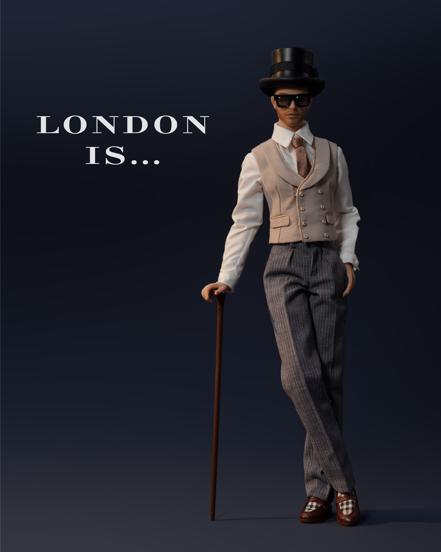 The London Season — Gabriel Nude Doll — 30% Preorder Deposit