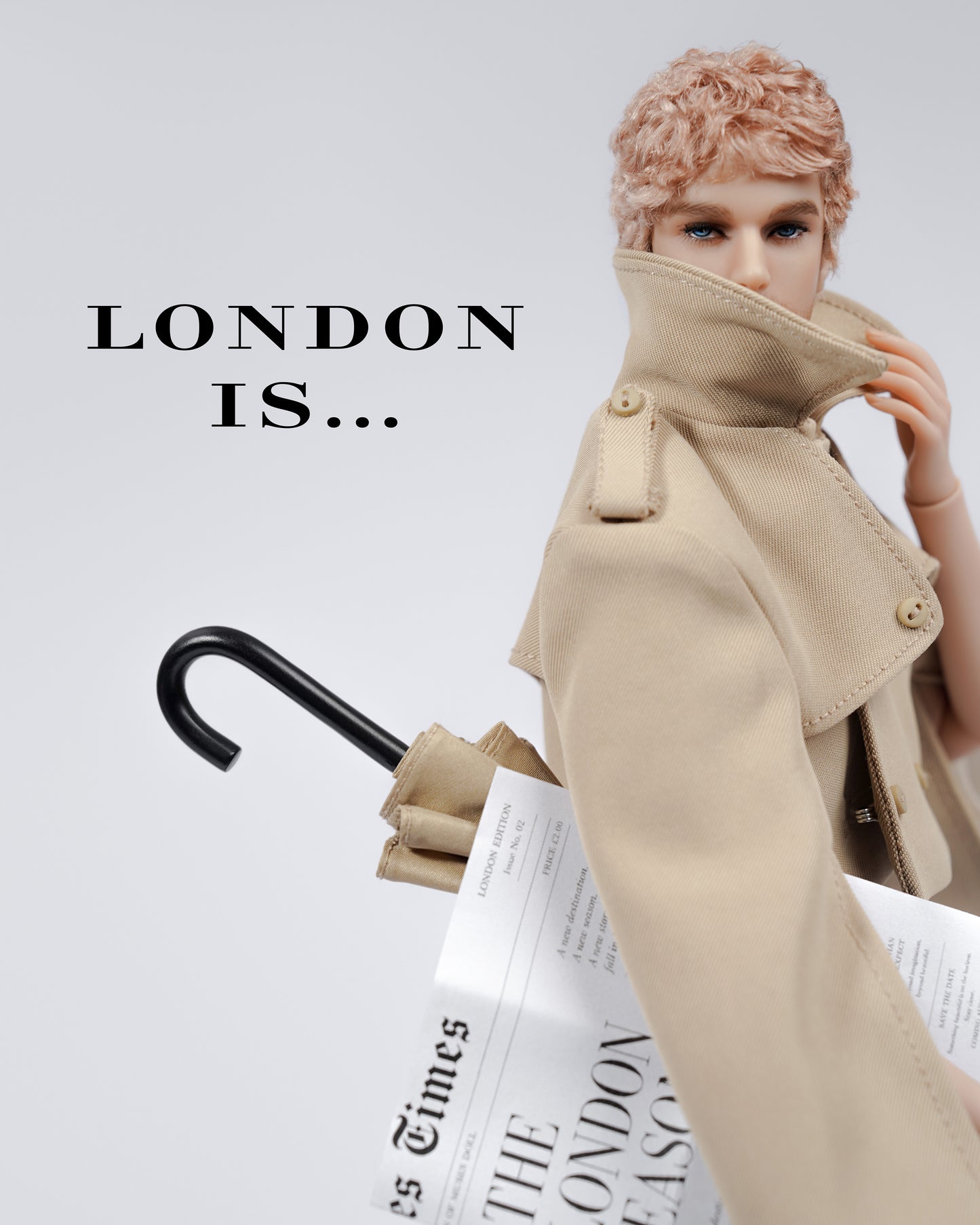 The London Season — Gabriel Nude Doll — 30% Preorder Deposit