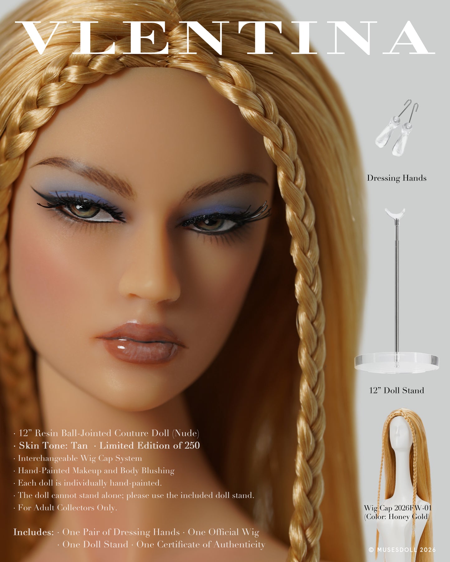 The London Season — Valentina Nude Doll — 30% Preorder Deposit